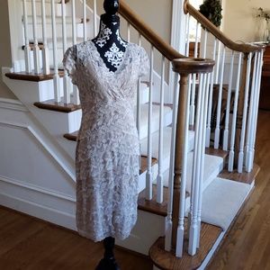 Lace cocktail dress by Marina NWT